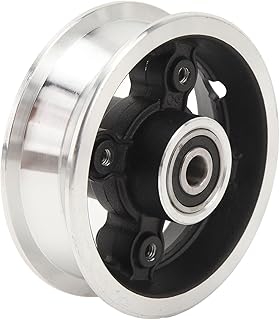 Cubo da Roda Dianteira do Scooter Elétrico, Liga de Alumínio de 28mm 8 Polegada Cubo da Roda Dianteira do Scooter Elétrico Acessório do Cubo Dianteiro, Preto