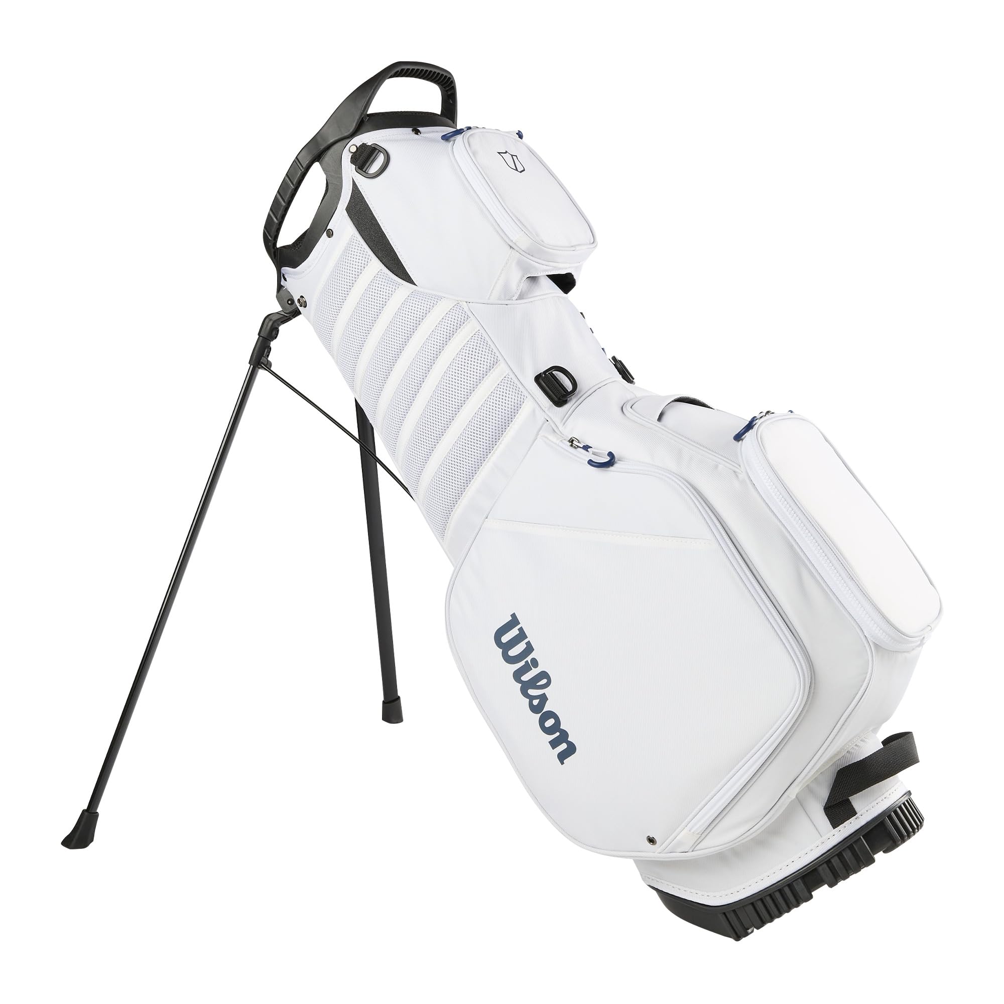Wilson Bolsa de Golf Talus 5 Stand Hybrid, Unisex, con 9 Bolsillos y Divisor de 5 Vías, Diseño Híbrido y Vérsatil, Cómodo Transporte
