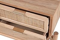 Vista 5 de Mesa De Centro MDF Metal Blanco 43.3 x 22.0 x 17.7 in