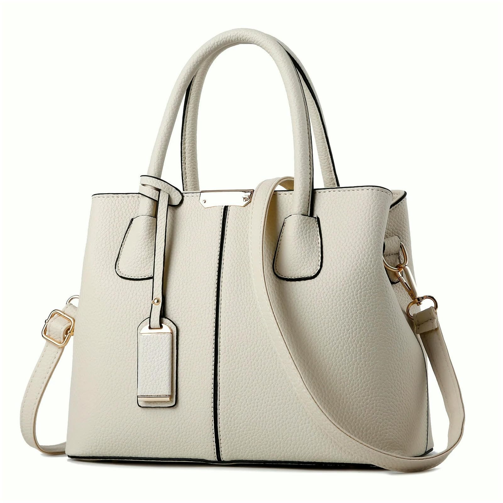 Borsa Donna A Tracolla Versatile Textured Crossbody della Donna-White
