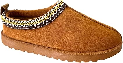 sole london MENS SLIP ON SLIPPERS WARM COMFY FAUX FUR LINED SHOES MULES BOOTS
