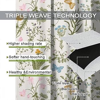 遮光カーテン　植物柄 楽天市場】北欧シェードカーテン ヴィゼルス グリーン