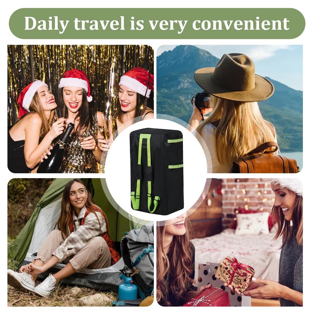 Borsa da Viaggio per Passeggino, Borsa da Trasporto per Carrozzine con Tracolla Borse da Viaggio, Borsa per Seggiolino Auto Pieghevole, Copertura impermeabile, Borsa per passeggino per viaggi in aereo
