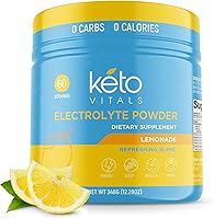 Vista 13 de Polvo de electrolitos Keto Vitals Electrolitos aptos para dietas keto con potasio, magnesio, sodio, calcio Suplemento de electrolitos keto
