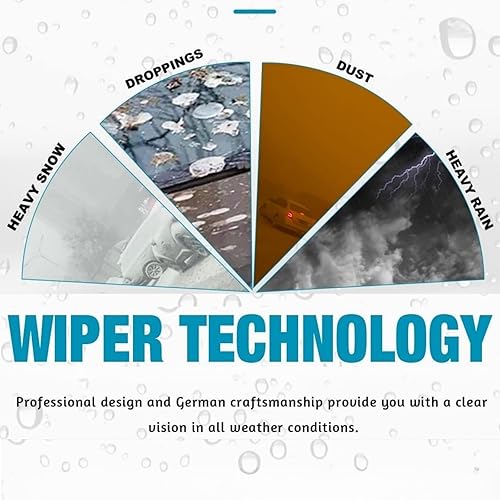 Miniatura 6 de Windshield Wipers Front Wiper Blades For Nissan X-Trail T31 2008-2013 24"+16" Car Wiper Blades