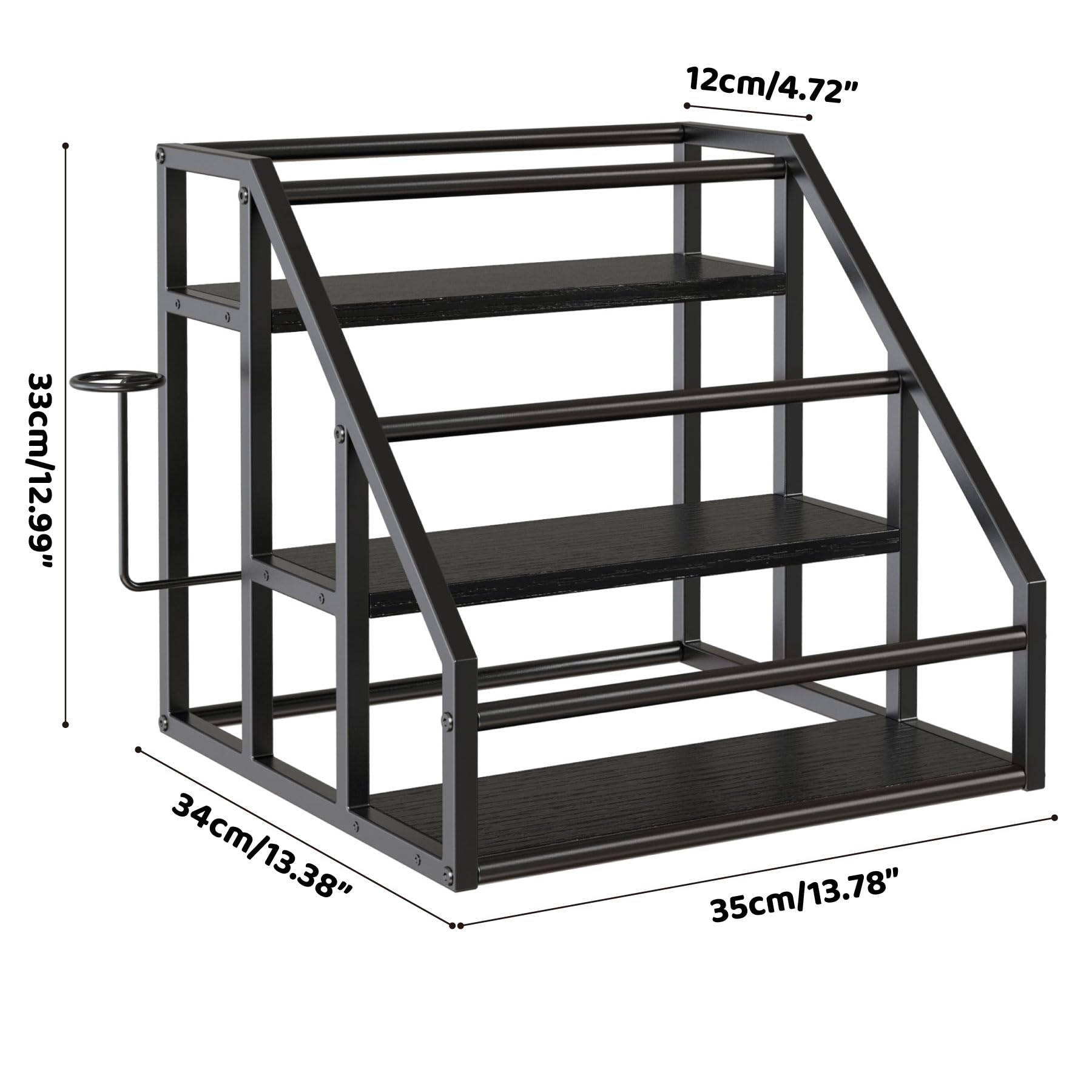 Z-KTL03B3V1 Étagère à épices Noir