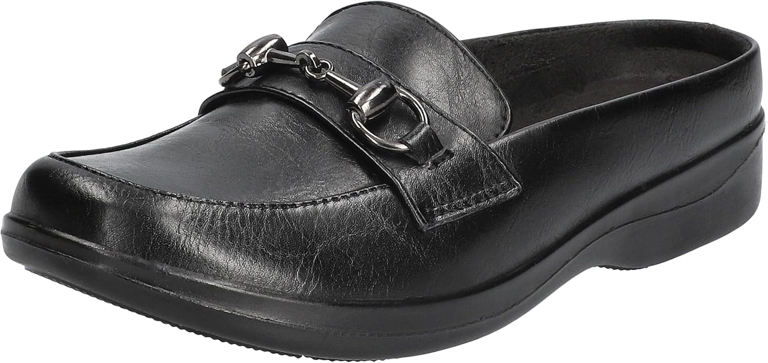 Easy Street レディース Nell バレエフラット, ブラック, 25.0 cm W