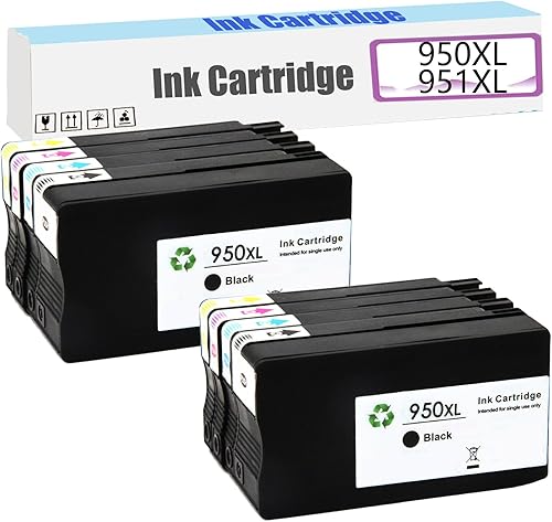 Miniatura 1 de Cartuchos de tinta 950XL 951XL compatibles con cartuchos de tinta de repuesto para HP 950 951 950 XL 951 XL con impresora Officejet Pro 8610 8620