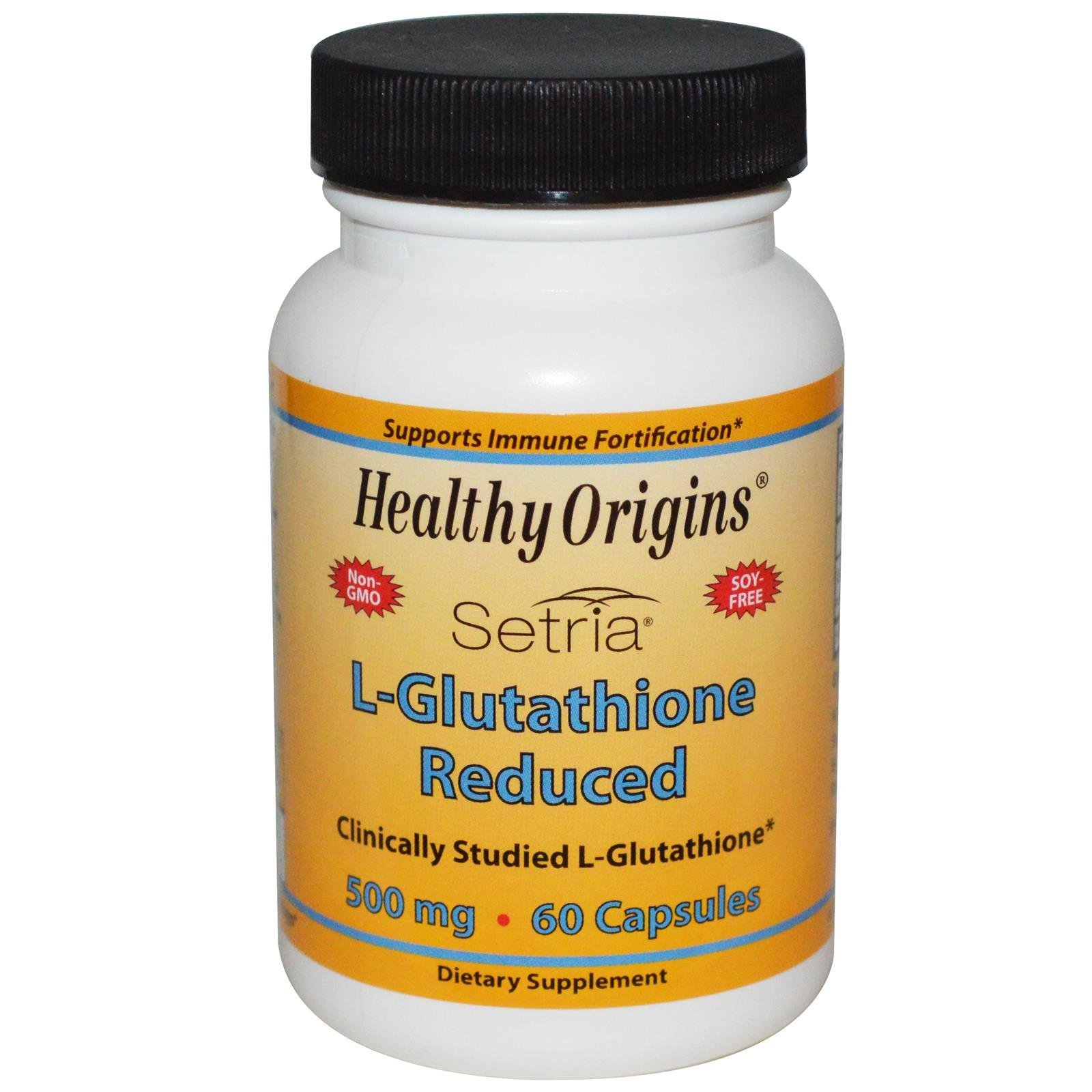 HEALTHY ORIGINS L-GLUTATHIONE 500 MG, 60 CAP