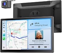 Krunia 9 Inch Wireless CarPlay Display 60FPS Android Auto GPS Navigáció Mágneses Tartó 1