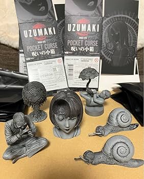 伊藤潤二　うずまき呪いの小箱 うずまき 呪いの小箱 ブラインドボックス フィギュア