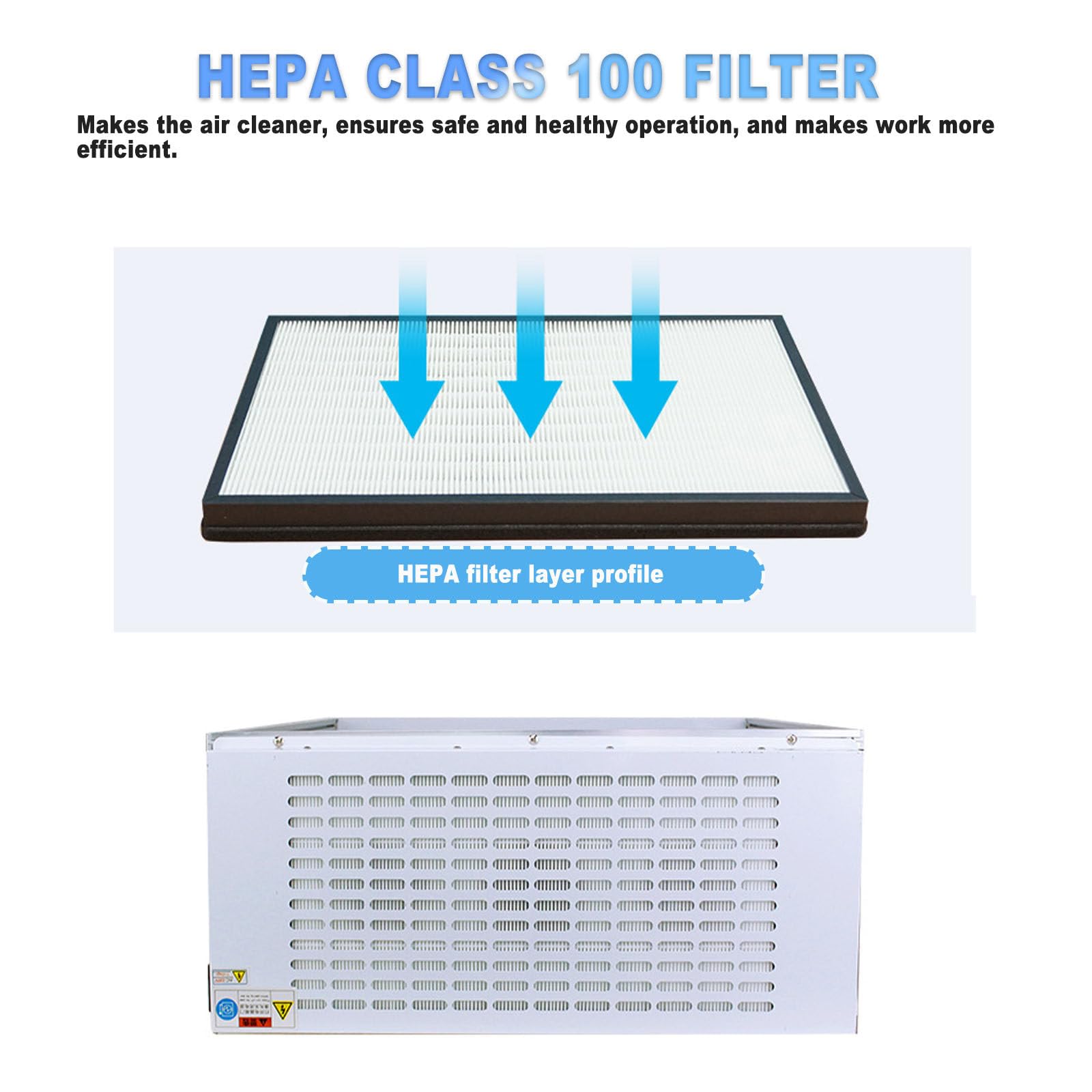 Laminar Flow Hood Fan Filter Unit Reinraum FFU Mit Hepa-Filter Reinheitsklasse 100 Für Die Telefonreparatur Im Labor 220V