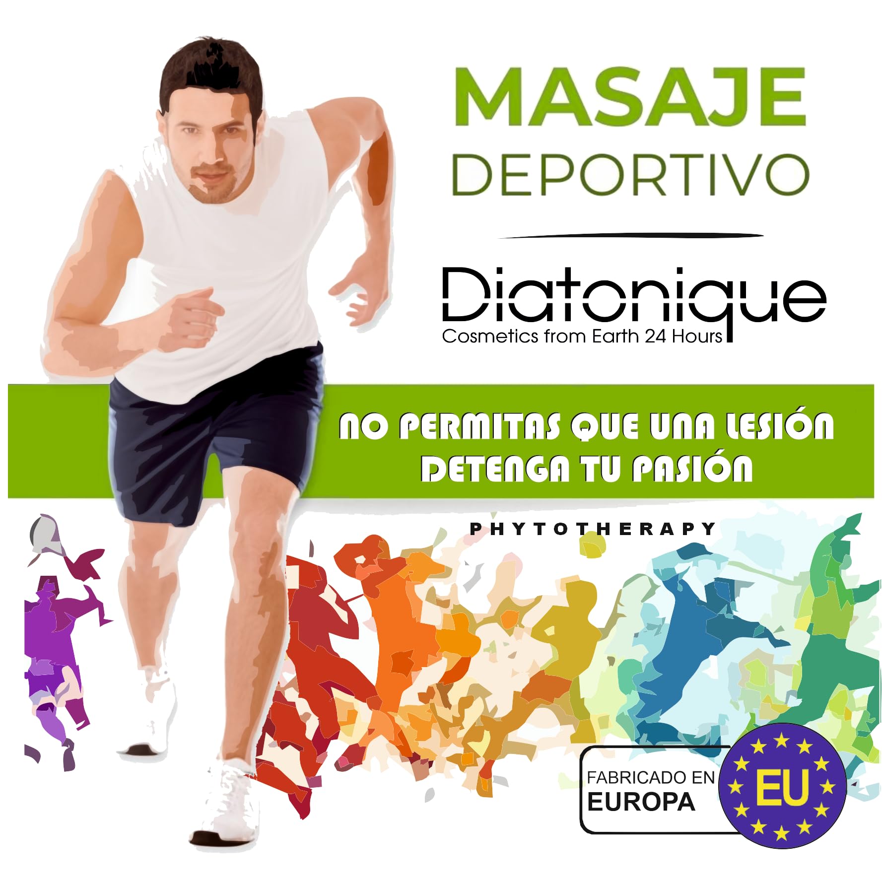 Gel Recuperador Muscular Concentrado de Diatonique 500 ml