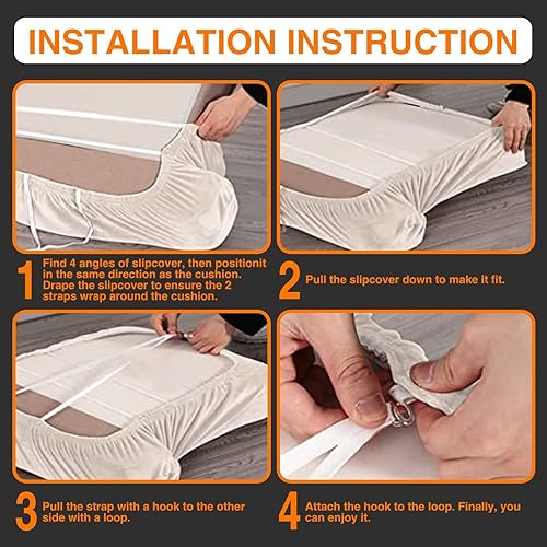 Miniatura 6 de Funda de cojín impermeable para sofá  Funda de cojín altamente elástica en forma de T  Funda de cojín de terciopelo suave para sofá  Funda de cojín