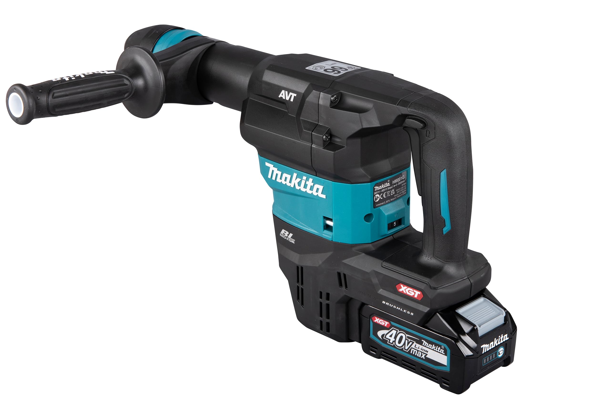 Makita HM001GM201 Cordless Hammer Drill 40V Max / 4.0Ah with 2 