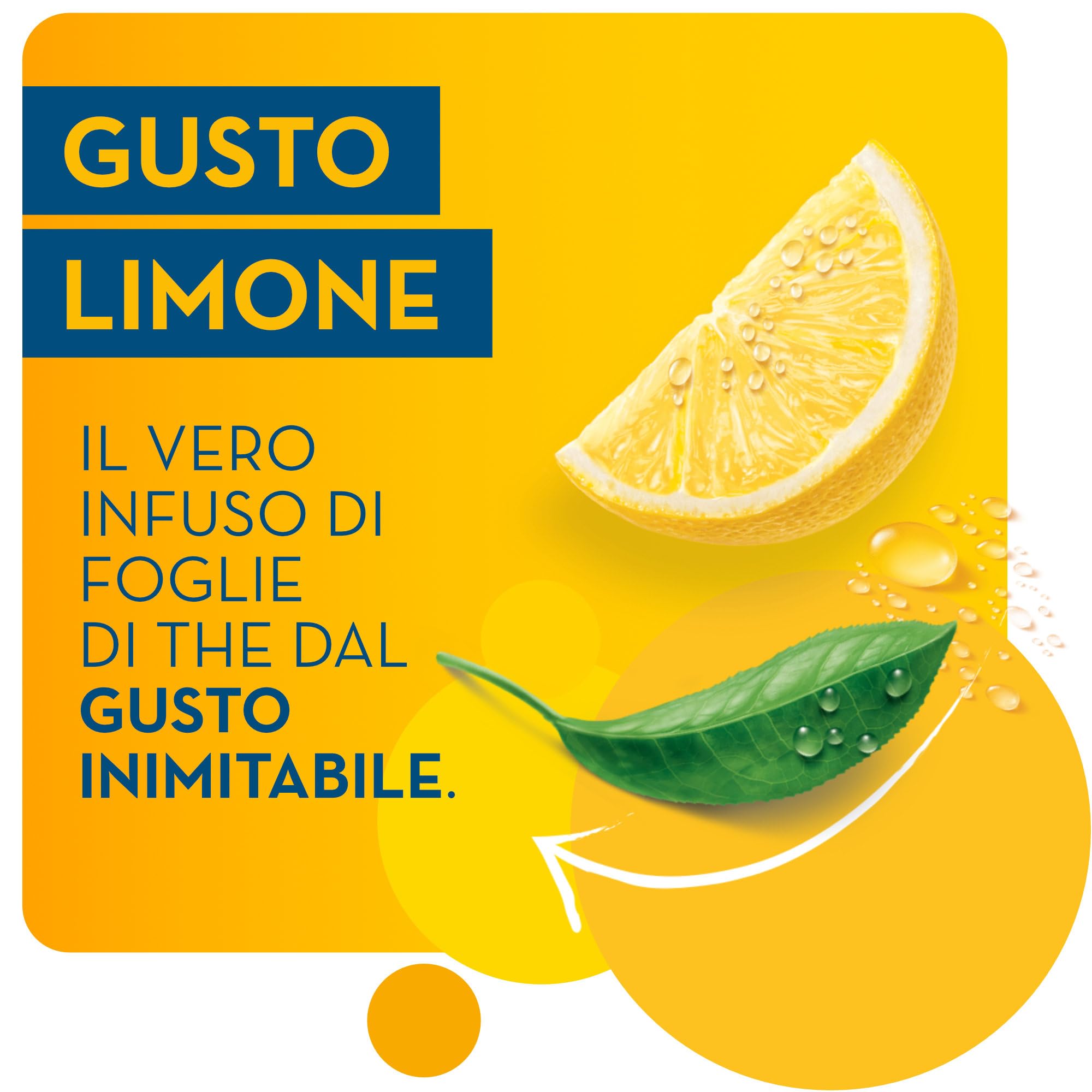 Estathé Limone - The Freddo con Vero Infuso di Foglie di The e Succo di Limone, Bevanda Analcolica Senza Glutine, 24 Lattine da 330 ml