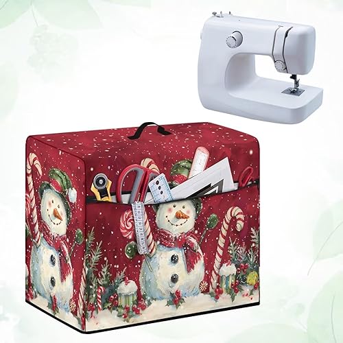 Miniatura 97 de Mumeson Cubierta antipolvo para máquina de coser de gatos negros con flores, para la mayoría de máquinas de coser estándar, plegable, duradera