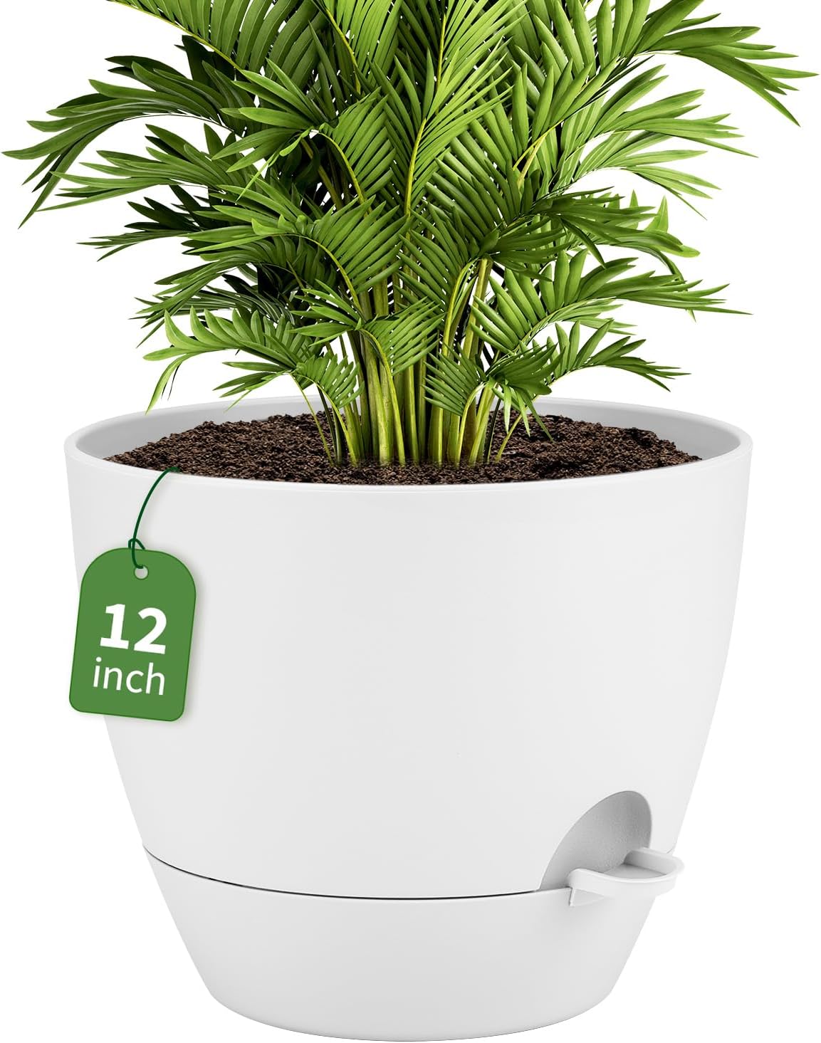 Idealife 12 inch Self Watering Pots, Plant Pots Amazon.ca Patio