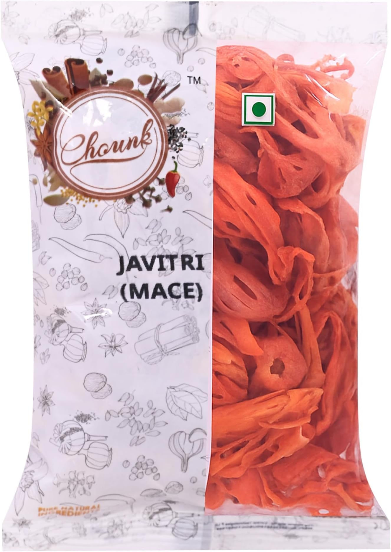 Chounk Spice Javitri - 50g, Pack of 1 | Javitri Spices Whole | Premium Japatri - Whole Spices | Mace Indian Spice