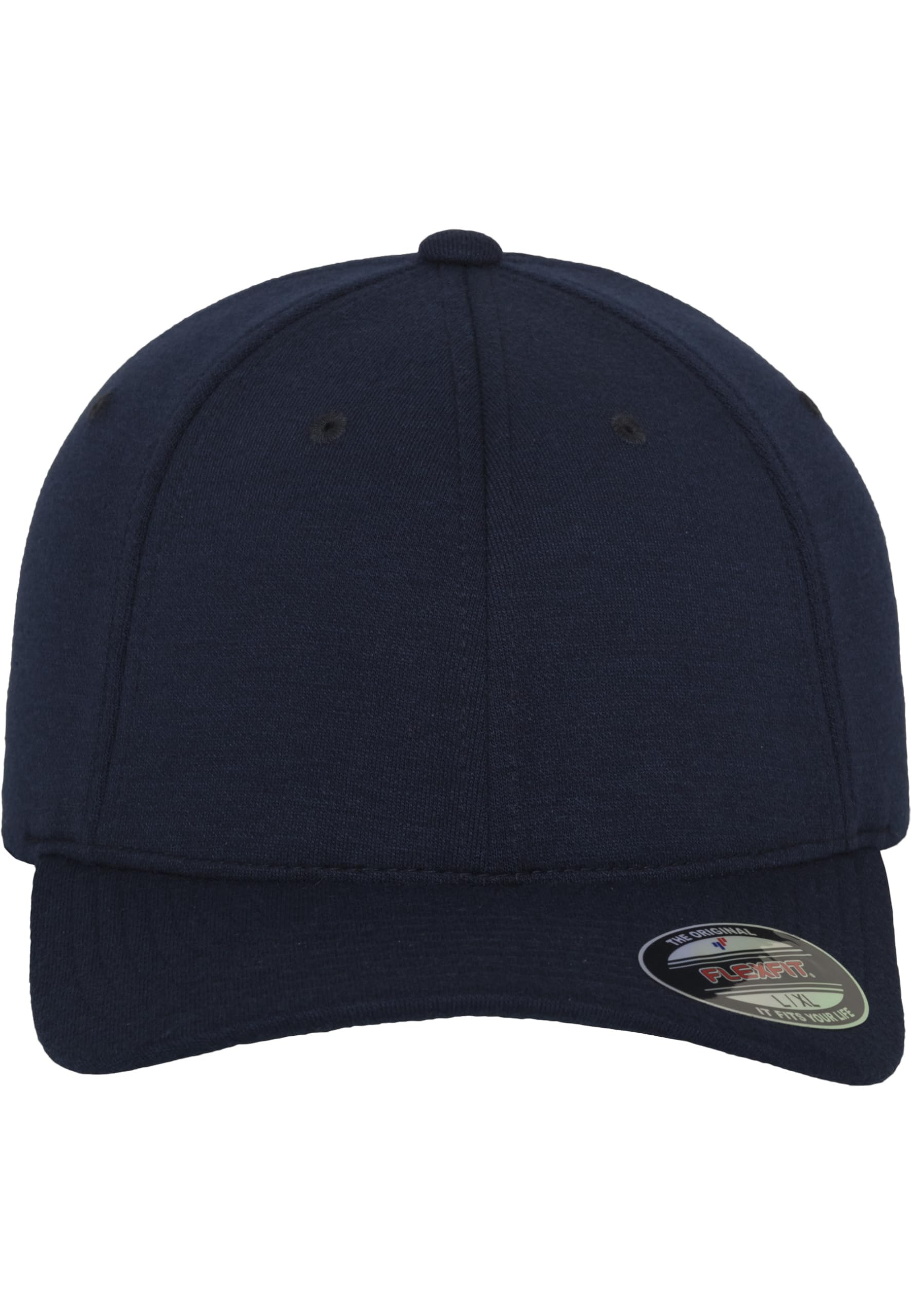 Flexfit Erwachsene Mütze Double Jersey, Navy, S/M