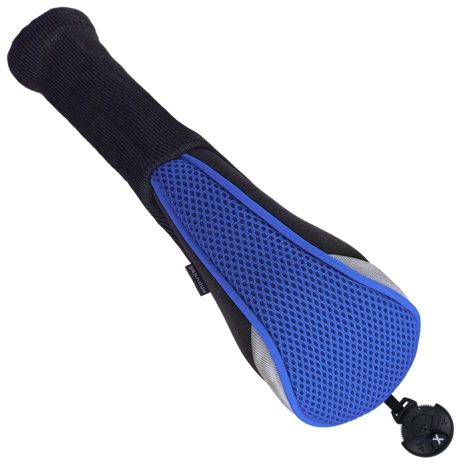 Andux Golf Hybridschläger Habe mit langem Hals, austauschbarer Nummernanhänger, 4 Stück CTMT-02, Blau
