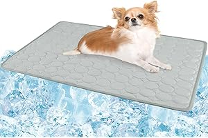 Cooling Mat for Optimal Pet Comfort: Self-Cooling Ice Silk Paradise
