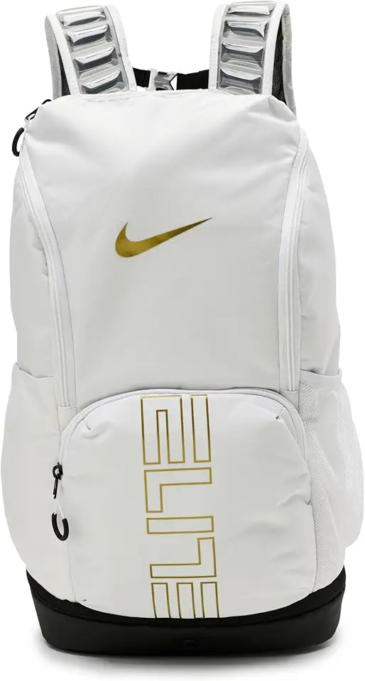 Mochila Varsity Elite (32l), Branco/Preto/Ouro Metálico, tamanho nico