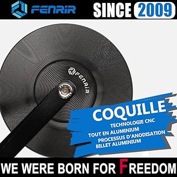 Amazon | FENRIR ブラック オートバイ バイク バーエンドミラー
