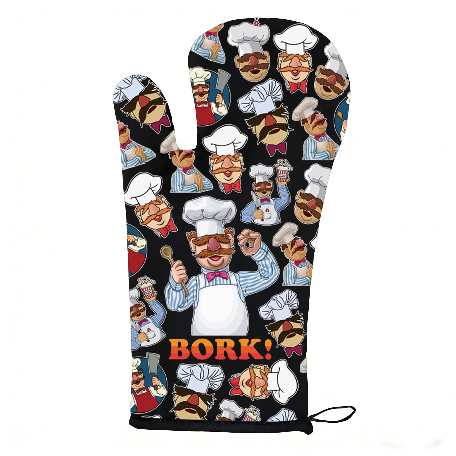 Manoplas de horno divertidas Bork Bork Bork, el regalo de cocina ideal para chefs 1
