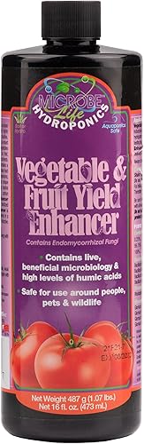 Microbe Life Hydroponics Suplemento potenciador del rendimiento del crecimiento de plantas de frutas y verduras para la venta en California, uso con