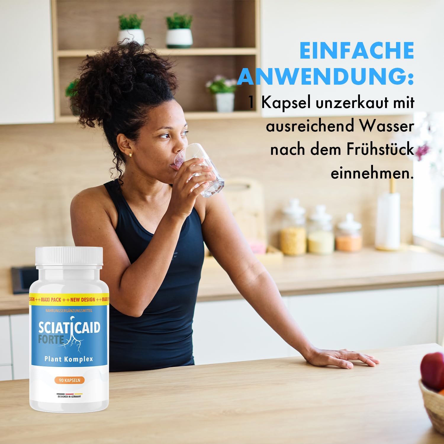 Sciaticaid Forte Kapseln | Für deine körperliche Balance | Für Männer und Frauen | 90 Kapseln