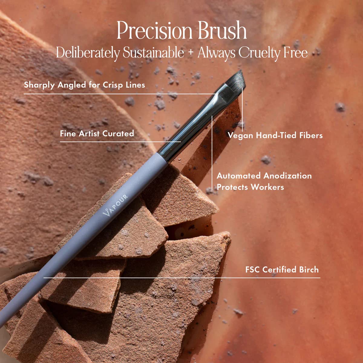 Vapour Beauty - Vegan Pro-Performance Precision Makeup Brush | Non-Toxic, Cruelty-Free, Clean Makeup