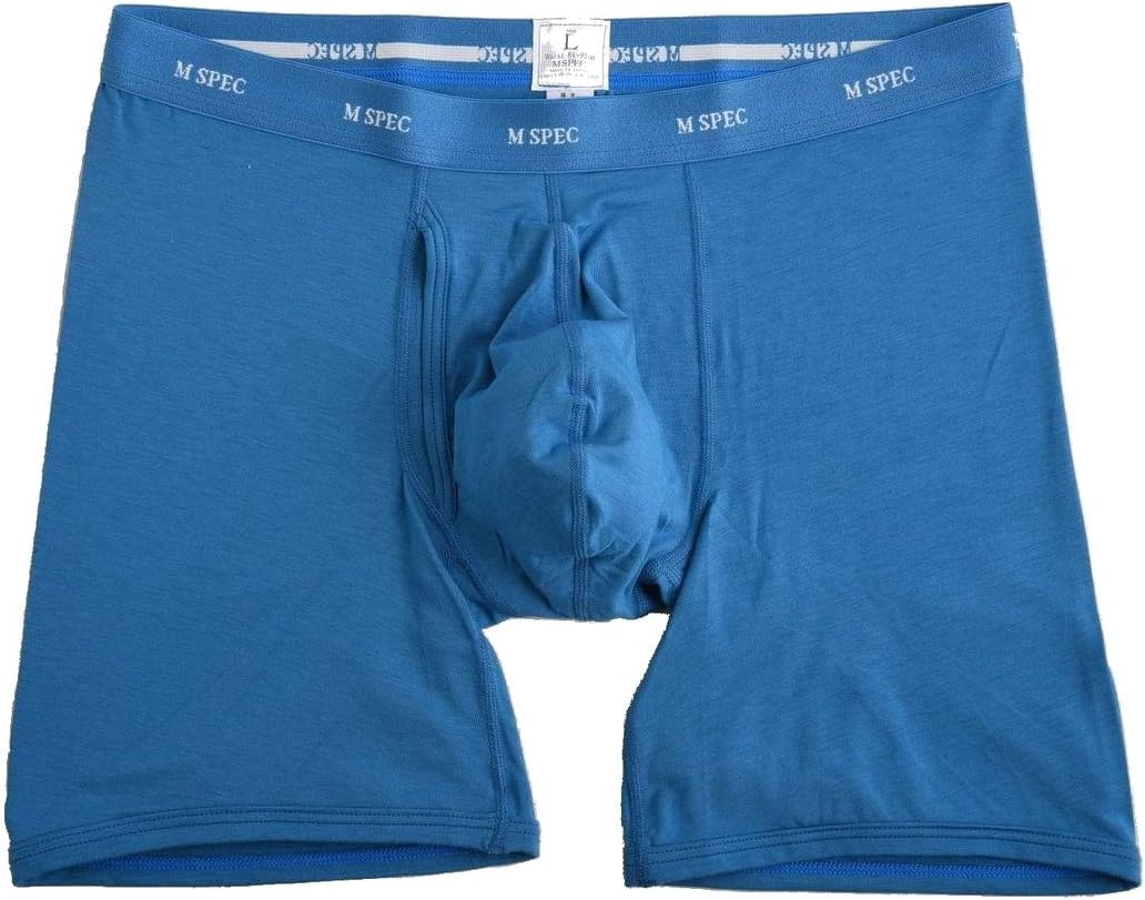 MSPEC Men's Boxer Briefs 3D-Crotch Outlast Temperature control MS2 Turquoise M