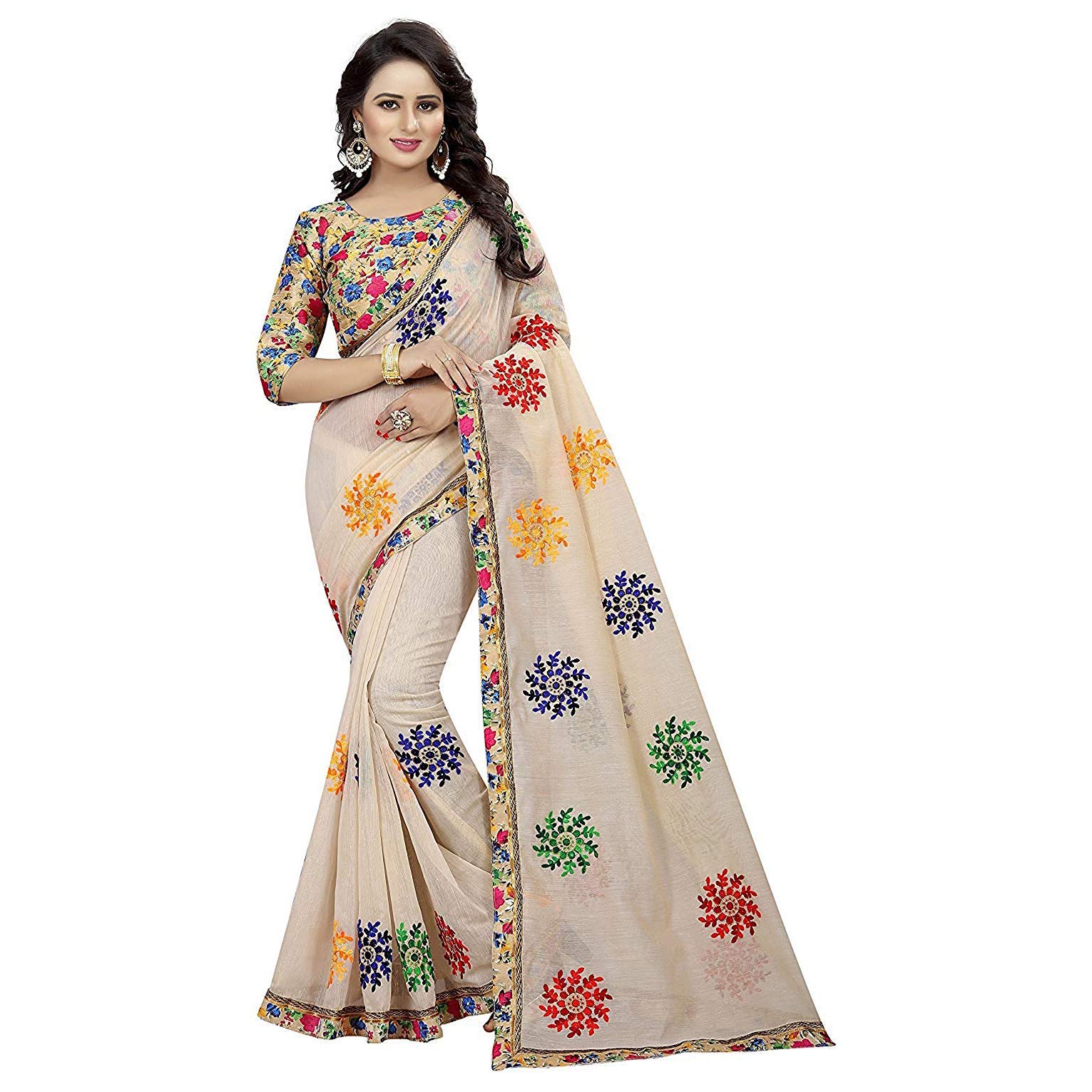 RJBChanderi Cotton Silk Saree