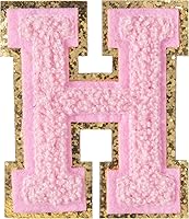 Vista 81 de Parches de letras de felpilla termo-adhesivas de 2.2", parches de letras de felpilla para ropa (negro, 26)