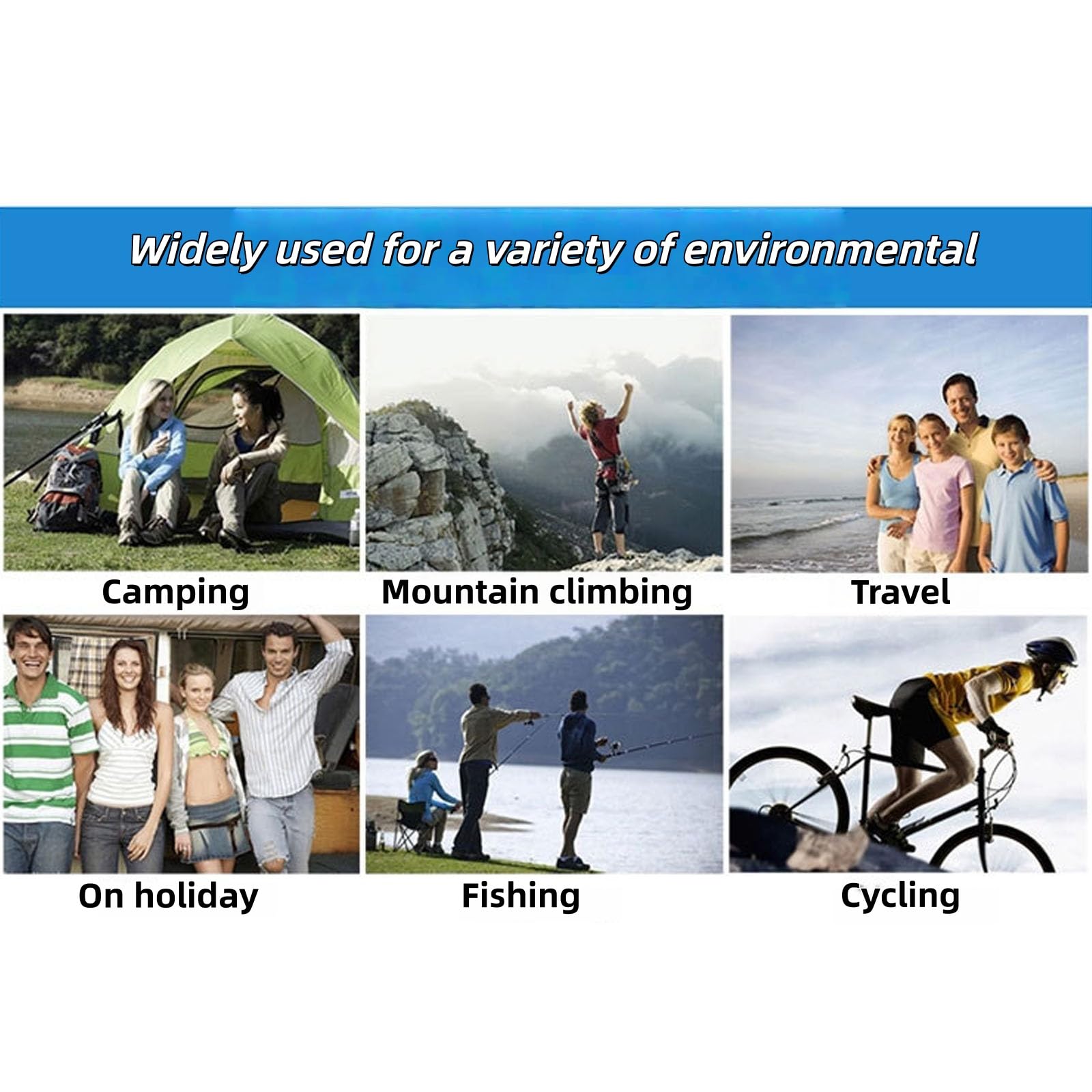 Wanderrucksack, Großer Outdoor Rucksack Wasserdicht mit Viel Stauraum, Ideal für Wandern, Camping, Reisen (Blau)