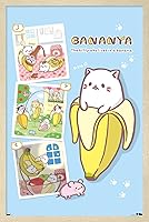 Vista 5 de Trends International Bananya - Póster de collage de pared, 34 pulgadas de largo x 22.4 pulgadas, versión sin marco