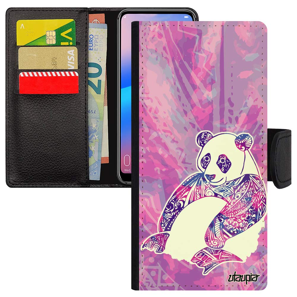 Coque Redmi Note 9 Pro Panda antichoc contre les rayures d'écran avec rabat