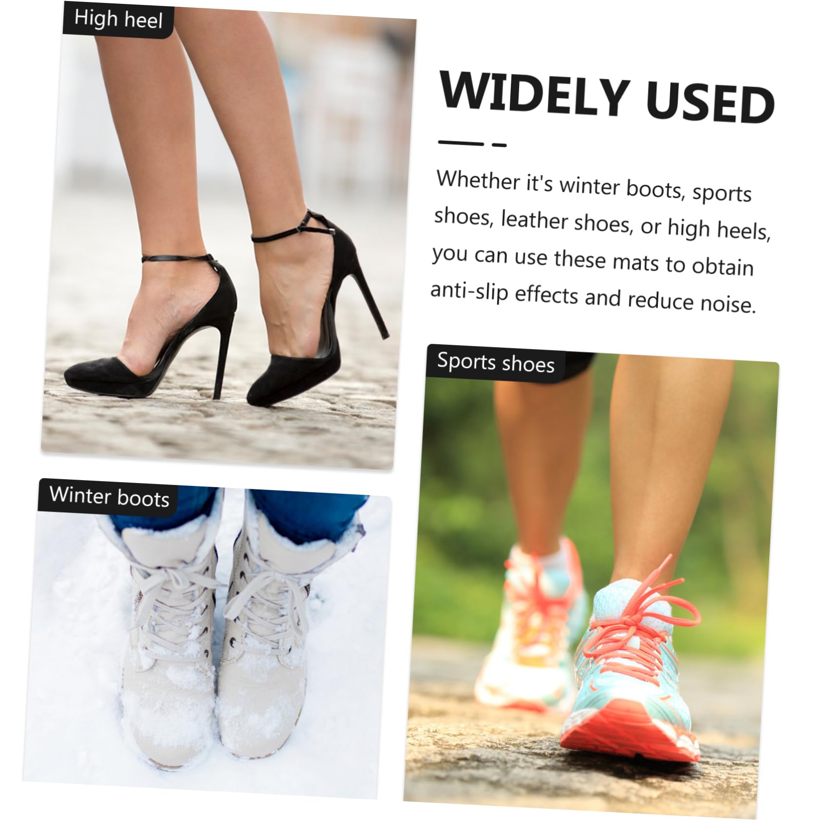 GLEAVI 5 Rollen Sohlenschutzfolie Anti-schuhgriffe Selbstklebender Fersensohlenaufkleber Damen High Heels High Heels Für Frauen Keine Schuhe Rutschfeste Stiefel Fräulein Gummi Laufsohle