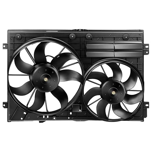 Vista 205 de SCITOO Ventilador de refrigeración del condensador del radiador compatible para Quattro/TT para Passat/Passat CC/Golf/Beetle