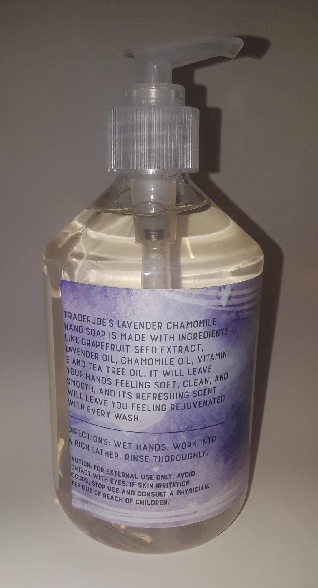 Amazon.com : Trader Joes Lavender Chamomile Hand Soap : Beauty & Personal  Care