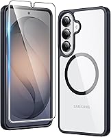 Vista 311 de FNTCASE Funda para iPhone 15 Plus: Fundas magnéticas transparentes para teléfono con protector de pantalla compatible con Magsafe Slim Anti