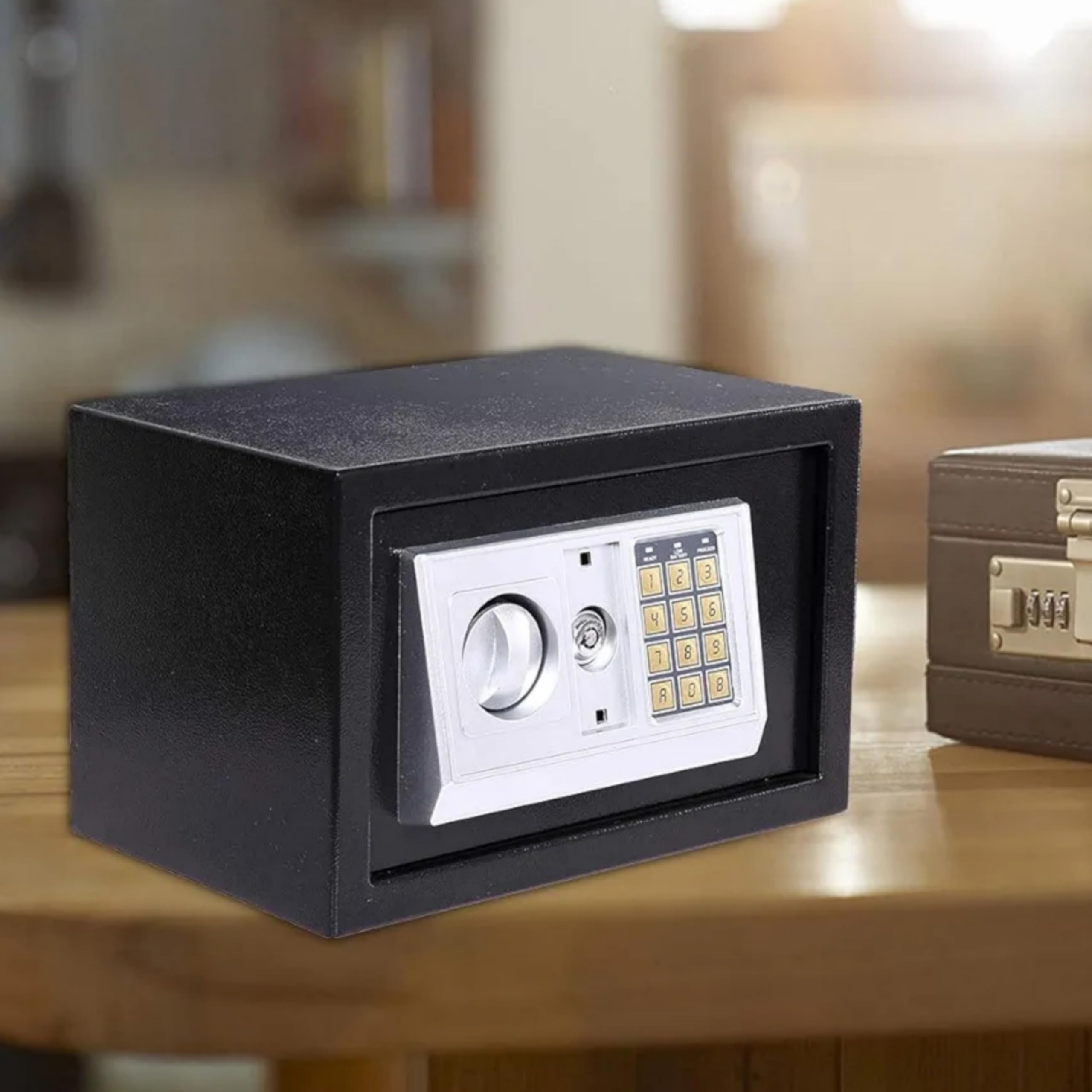 JD9 Digital (12 Liter) Digital Electronic Safe Metal Locker Box for Home and Office with Double Deadlock, Ideal for Jewellery Documents Valuables, PIN and Manual Access