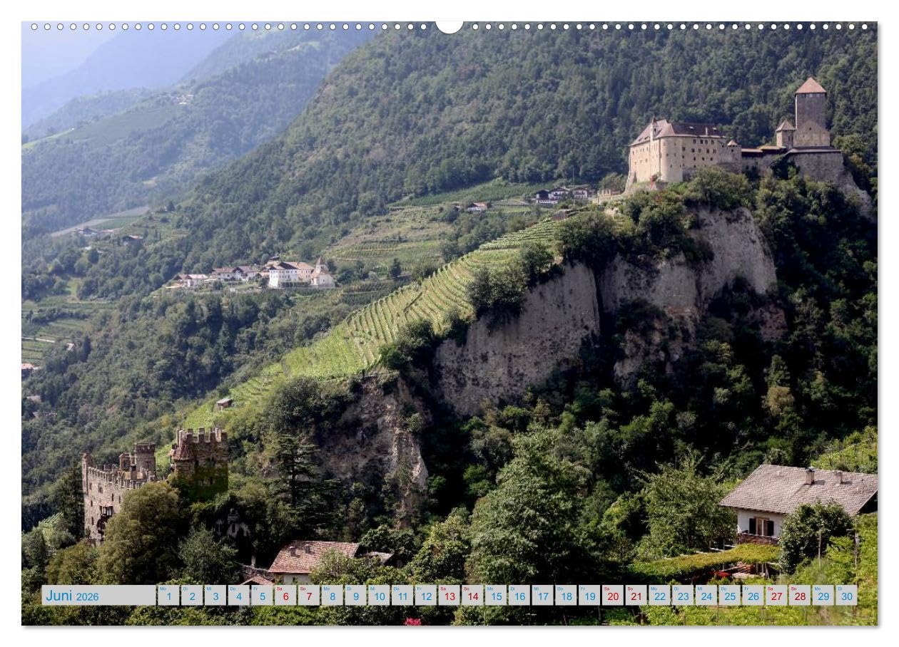Schönes Südtirol (Wandkalender 2026 DIN A2 quer), CALVENDO Monatskalender: Stimmungsvolle Farbfotografien aus Südtirol. (CALVENDO Orte)