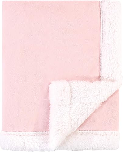 Hudson Baby Home - Manta de visón con respaldo sherpa.