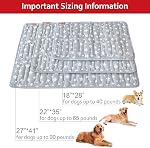 Dog Mat, Soft Bed Mat with Cute Prints, Anti-Slip Bottom Dog Mat for Medium Large Dogs (22" X 35"). Machine Washable Pet Mattress for Dog Sleeping