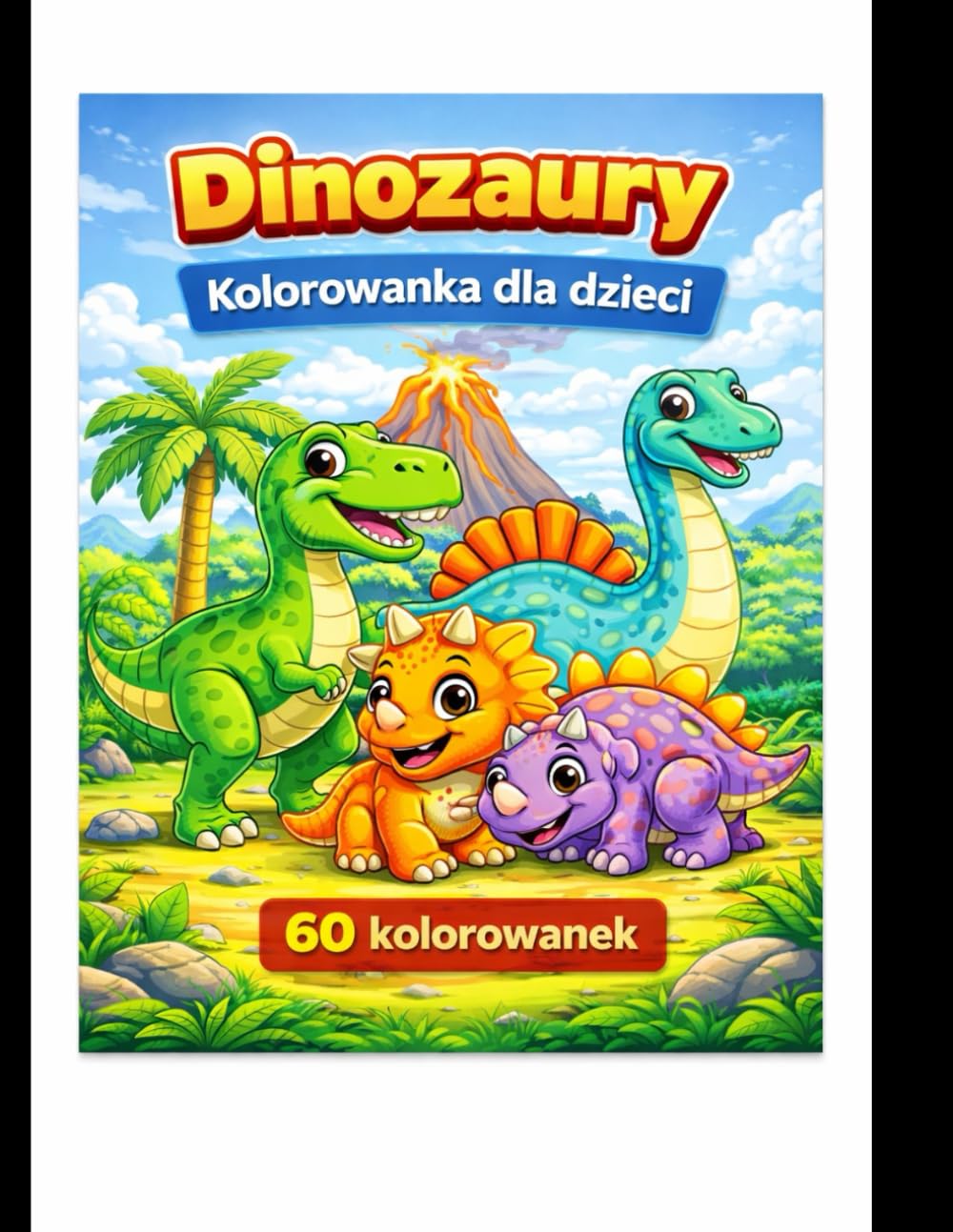 Dinozaury kolorowanka dla dzieci