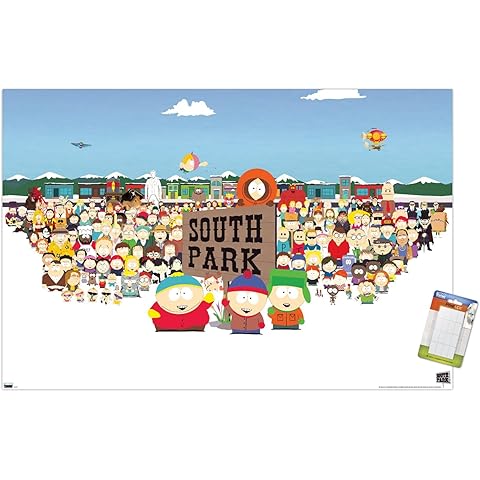Trends International South Park - Horizontal Key Art Wall Poster, 22.37