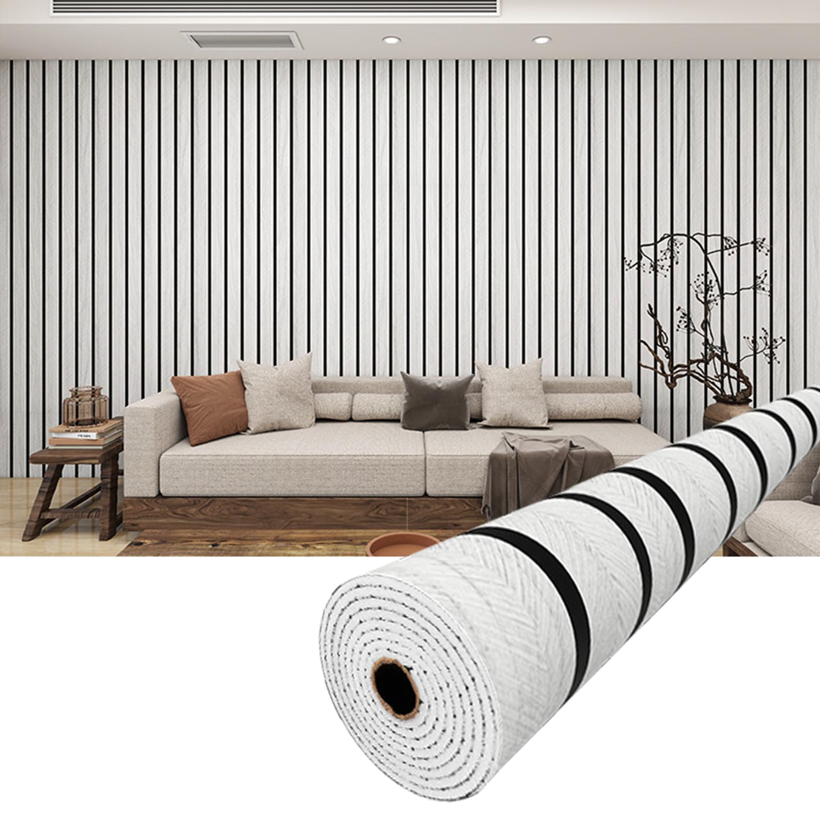 Papier peint effet bois autocollant 60cmx3m pour une chambre ou un salon chaleureux
