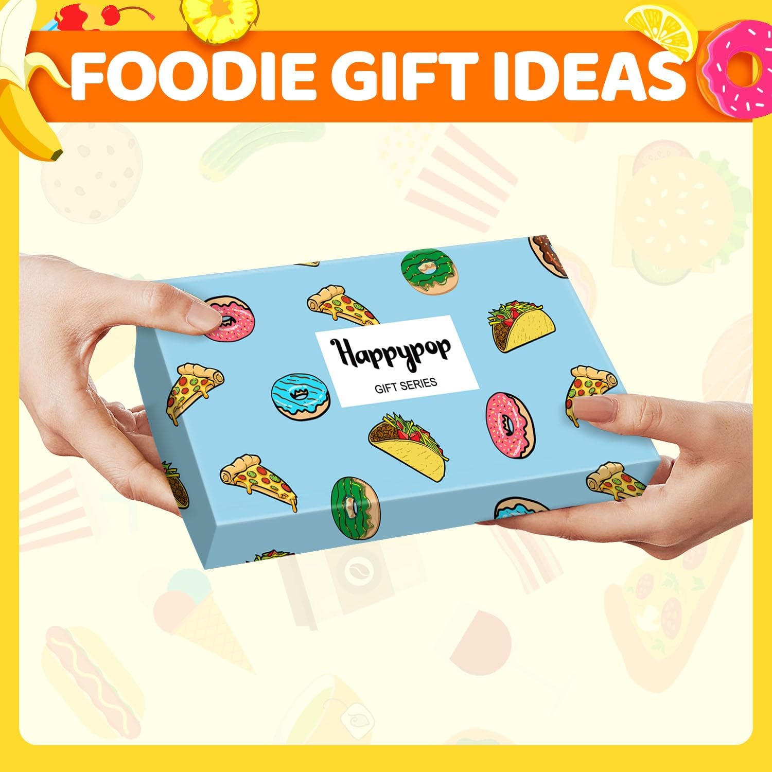 HAPPYPOP Funny Men Socks - Food Men Socks for Food Lover, Christmas Animal Gifts for Him - Image 2